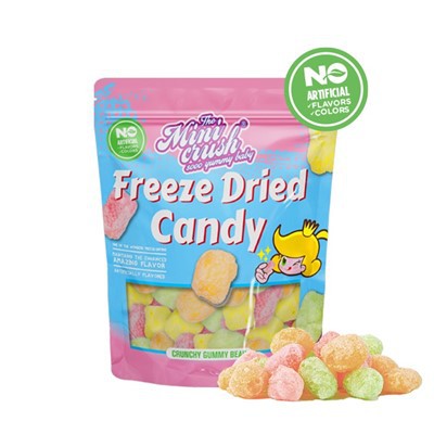 Liofilizowane chrupiące misie (naturalny kolor)