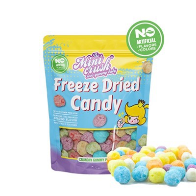 Liofilizowane chrupiące chrupki (naturalny kolor)