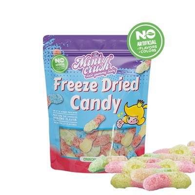 Liofilizowane chrupiące robaki (naturalny kolor)